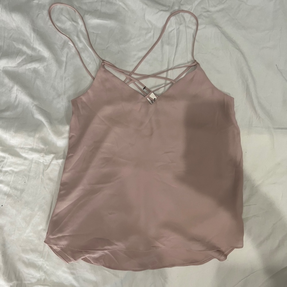 Express Tank Criss Cross Front - Lilac Sz XS NWT